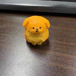 Mini Golden Puppy Desk Figurine
